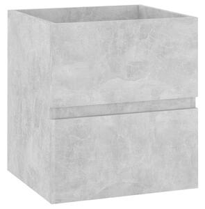 Skříňka pod umyvadlo betonově šedá 41x38,5x45 cm dřevotříska
