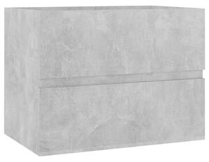 Skříňka pod umyvadlo betonově šedá 60x38,5x45 cm dřevotříska