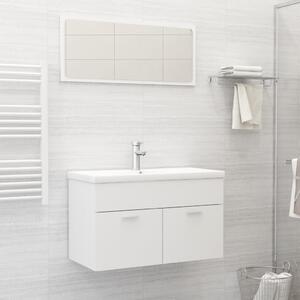 2dílný set koupelnového nábytku bílý dřevotříska