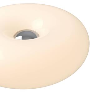 EGLO LED stolní lampa Basile, bílá, sklo, 2 700 K, stmívatelný, Bílá / opál, Obývací pokoj / jídelna, Sklo, Moderní