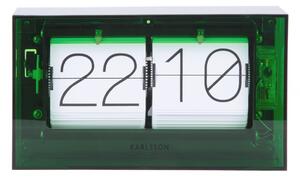 Designové nástěnné/stolní překlápěcí hodiny 5976GR Karlsson 21cm