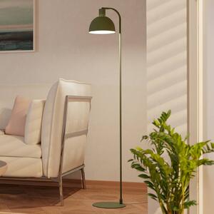 EGLO Stojací lampa Cazalilla, zelená, kov, E27, výška 149 cm, Zelená, Obývací pokoj / jídelna, kov