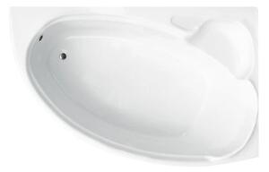 Besco Akrylátová asymetrická vana Finezja Nova 140x95 (155x95, 170x110) Barva: Bílá, Rozměry (cm): 140x95, Orientace: Pravá