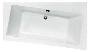 Besco Akrylátová asymetrická vana Infinity 150x90 (160x100, 170x110) Barva: Bílá, Rozměry (cm): 150x90, Orientace: Pravá