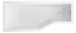 Besco Akrylátová atypická vana INTEGRA 150x75 (170x75) Barva: Bílá, Rozměry (cm): 150x75, Orientace: Levá