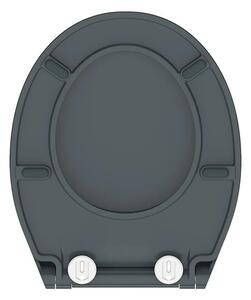 Eisl Sanitär WC prkénko Duroplast Soft Close Slim Antracit 82704