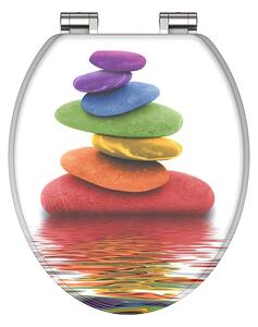 Eisl Sanitär WC prkénko MDF Soft Close Colorful Stones 80120