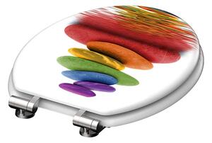 Eisl Sanitär WC prkénko MDF Soft Close Colorful Stones 80120