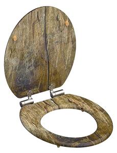 Eisl Sanitär WC prkénko MDF Soft Close Solid Wood 80124