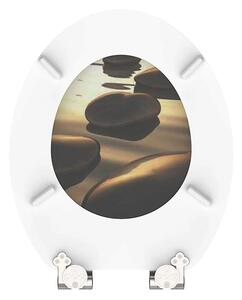 Eisl Sanitär WC prkénko MDF Soft Close Sea Stone 80127