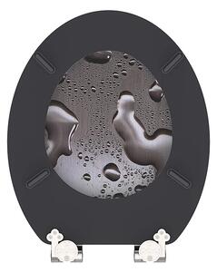 Eisl Sanitär WC prkénko MDF Soft Close Grey Steel 80123
