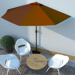 Slunenk na balkon hlinkov ty cihlov 300x150x253cm plkruh
