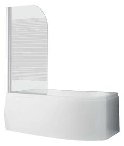 Roth Jednodílná vanová zástěna SCREEN Varianta: šířka: 75 cm, orientace: Uni - (SCREEN - 4000222), Barva profilů a typ výplně: profily: bílá, výplň: Potisk