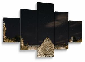Obraz - Louvre v noci (125x70 cm)
