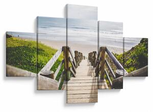 Obraz - Vstup na pláž (125x70 cm)