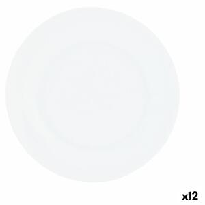 3843 Talíř na zákusky Quid Basic Bílý Keramický 19 cm (12 kusů)
