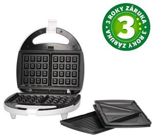 Toustovač, vaflovač a gril 3v1 Väline Pipu, 750W, bílý, 3 roky záruka