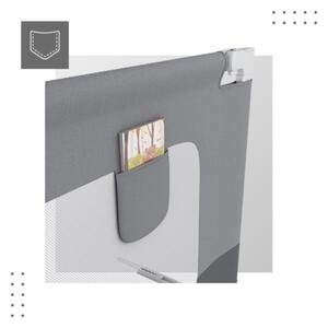 Bezpečnostní zábrana na postel Cover 44 šedá 140 cm