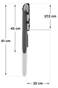 Bezpečnostní zábrana na postel Cover 30 šedá 200 cm