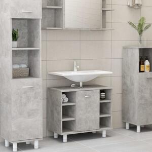 Koupelnová skříňka betonově šedá 60 x 32 x 53,5 cm dřevotříska
