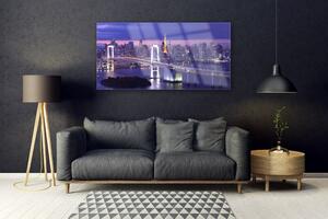 Plexisklo-obraz Most Město Architektura 120x60 cm