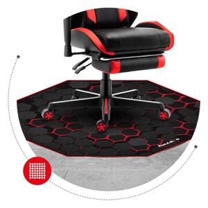 Podložka pod židli FloorMat 7.0 černá / červená