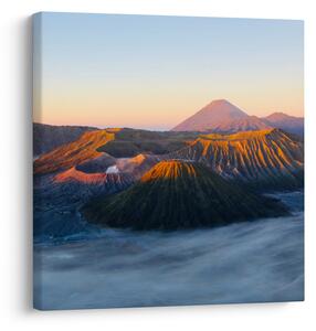 Obraz hory Bromo v Indonésii (30x30 cm)
