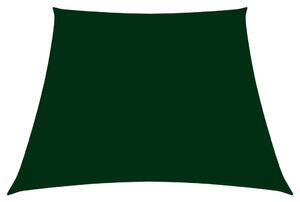 Stínící plachta oxfordská látka lichoběžník 3/4x2m tmavě zelená
