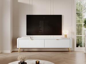 TV skříňka Wosial 200 2D, Barva: bílá 5903211482854