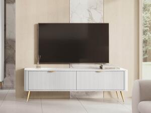 TV skříňka Wosial 163 2D, Barva: bílá 5903211482847