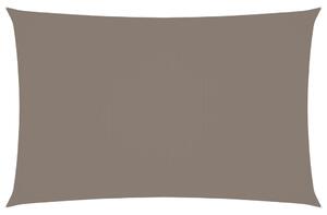 Stínící plachta oxfordská látka obdélníková 3 x 6 m taupe