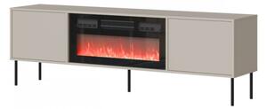 TV skříňka s krbem Tugba 180 EF 2D, Barva: dub cremona 5903211483035