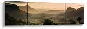 Obraz - Kubánské vrcholky (170x50 cm)