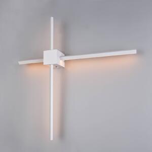 Trio Lighting LED nástěnné světlo Cassino, bílá matná, šířka 67 cm, kov, stmívatelný, Bílá / opál, Obývací pokoj / jídelna, kov, Moderní
