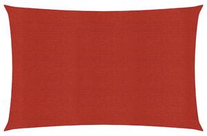 Stínící plachta 160 g/m² červená 2 x 3 m HDPE
