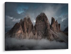 Obraz - Tři Zuby, Italské Dolomity (70x50 cm)