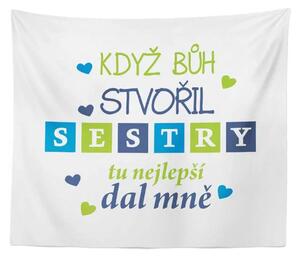 Sablio Deka Když Bůh stvořil sestry: 150x120 cm