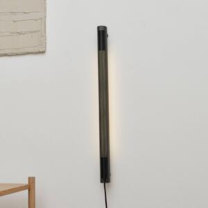 GEJST Nástěnné světlo Radent zástrčka, černá, výška 70 cm, G13 LED, Černá, Obývací pokoj / jídelna, kov
