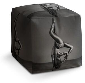 Sablio Taburet Cube Pole dancer - 40x40x40 cm