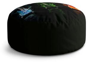 Sablio Taburet Circle Kytary: 38x48 cm