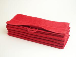 Dobrý Textil Malý ručník Economy 30x50 - Tmavě zelená | 30 x 50 cm