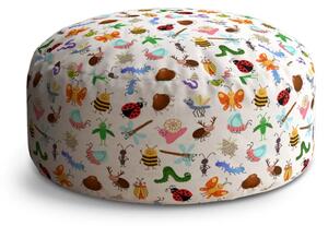 Sablio Taburet Circle Hmyz: 38x48 cm