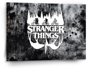 Sablio Obraz Stranger Things White - 90x60 cm