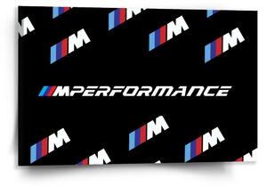 Sablio Obraz MPERFORMANCE černý vzor - 120x80 cm