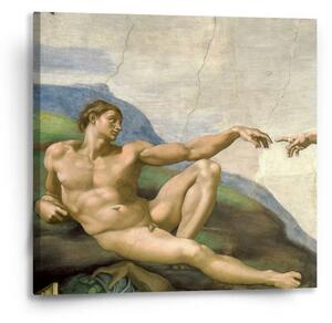 Sablio Obraz Stvoření Adama - Michelangelo Buonarroti - 50x50 cm