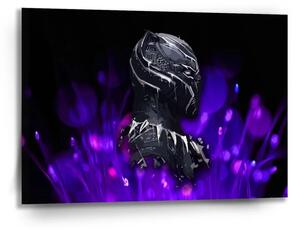 Sablio Obraz BLACK PANTHER Fialová luminescence - 90x60 cm