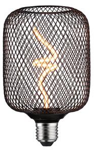 P 29262 Kovic Glow Standard 230V LED žárovka Zyl E27 4W 1800K stmívatelné černá - PAULMANN