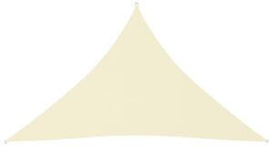 Stínící plachta oxfordská látka trojúhelník 3x3x4,24 m krémová
