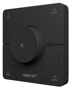 Miboxer Nástěnný ovladač K0S, 4 zónový CCT, 2.4GHz, 2 x AAA Barva: Černá