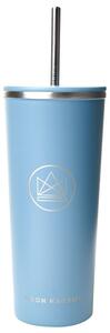Designový nerez pohár, 710 ml, Neon Kactus, modrý